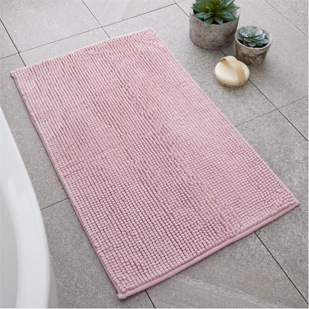 Pink - Catherine Lansfield - Bobble Bath Mat