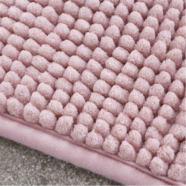 Pink - Catherine Lansfield - Bobble Bath Mat