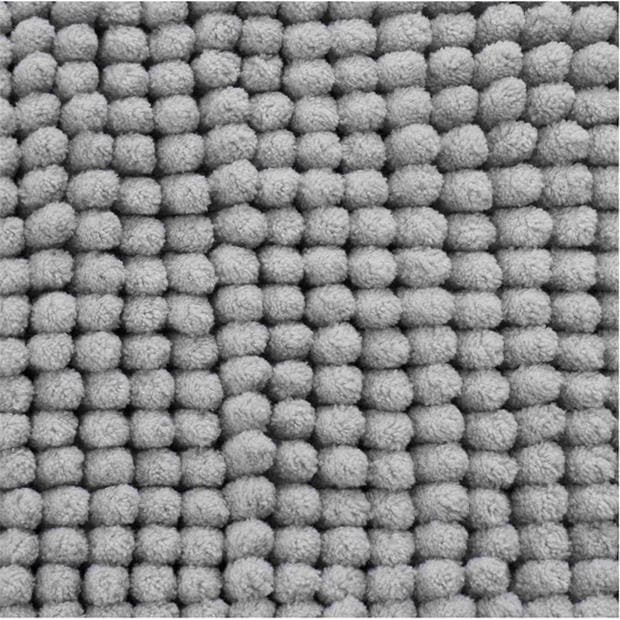 Silver - Catherine Lansfield - Bobble Bath Mat