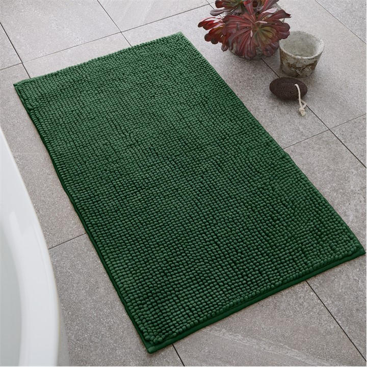 Catherine Lansfield  Green Bobble Bath Mat, Sports Direct