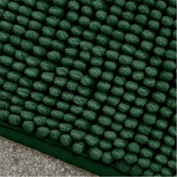 Dark Green - Catherine Lansfield - Bobble Bath Mat