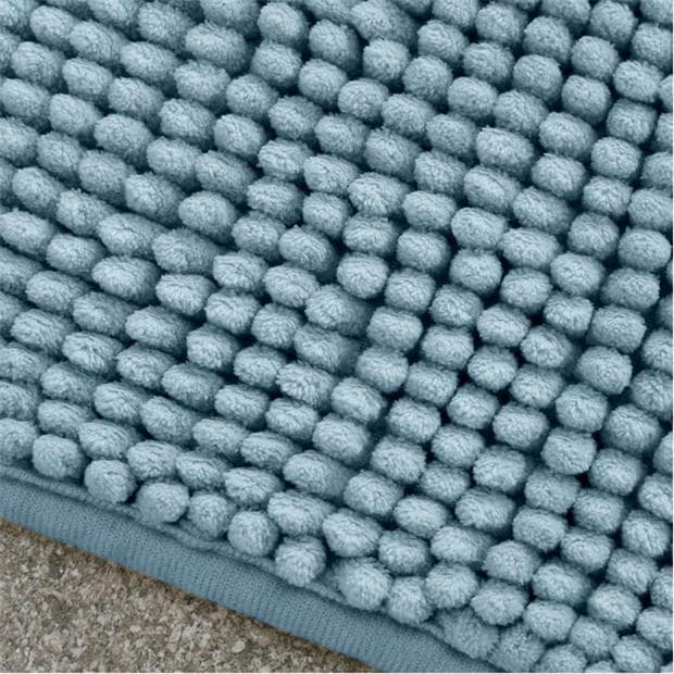 Blue - Catherine Lansfield - Bobble Bath Mat