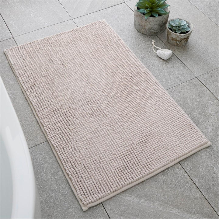 Catherine Lansfield  Neutral Bobble Bath Mat, Sports Direct