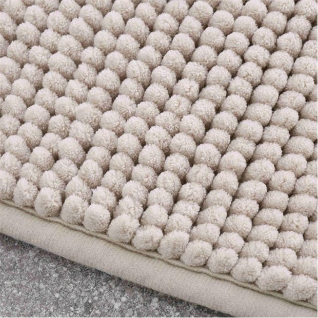 Natural - Catherine Lansfield - Bobble Bath Mat