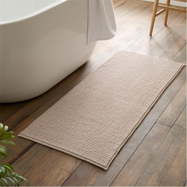 Catherine Lansfield  Green Bobble Bath Mat in Size 50x120cm, Sports Direct