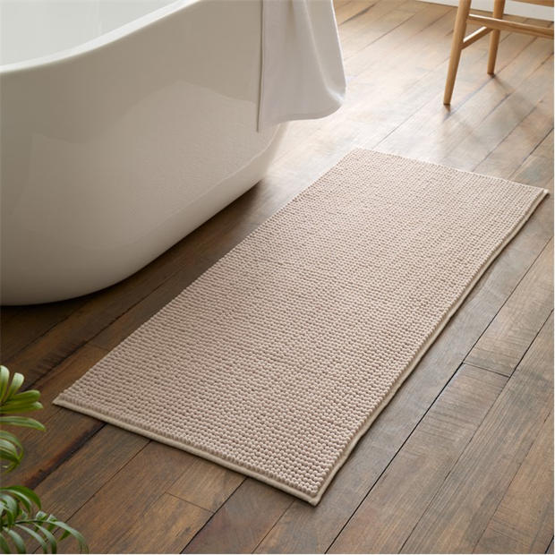 Natural - Catherine Lansfield - Bobble Bath Mat