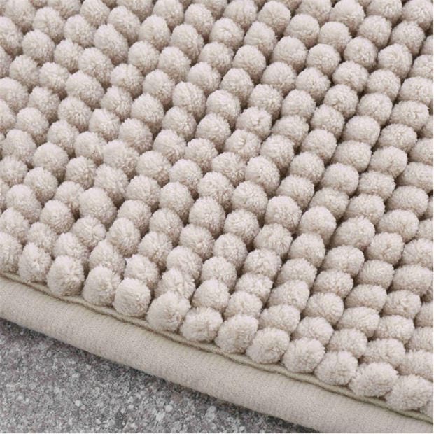 Natural - Catherine Lansfield - Bobble Bath Mat