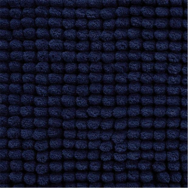 Navy - Catherine Lansfield - Bobble Bath Mat