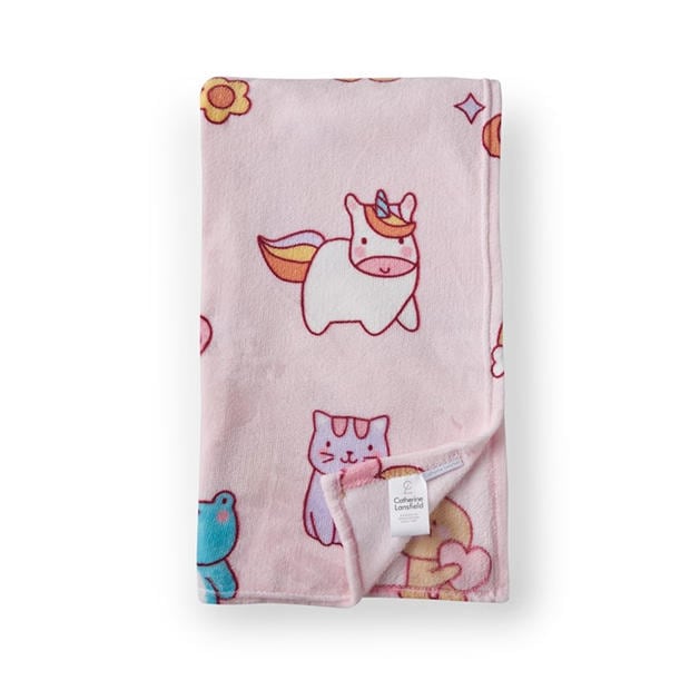 Pink - Catherine Lansfield Kids - Forever Together Sofa Throw