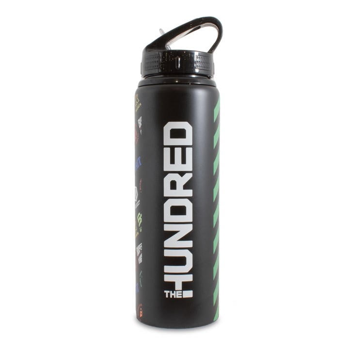 Hy-Pro  Black The Hundred  Aluminium Water Bottle in Size 750ml, Sports Direct