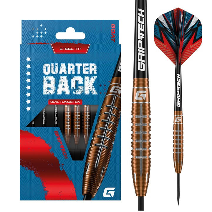 Goat  Gold Quarterback V2 Tungsten Steel Tip Darts, Sports Direct