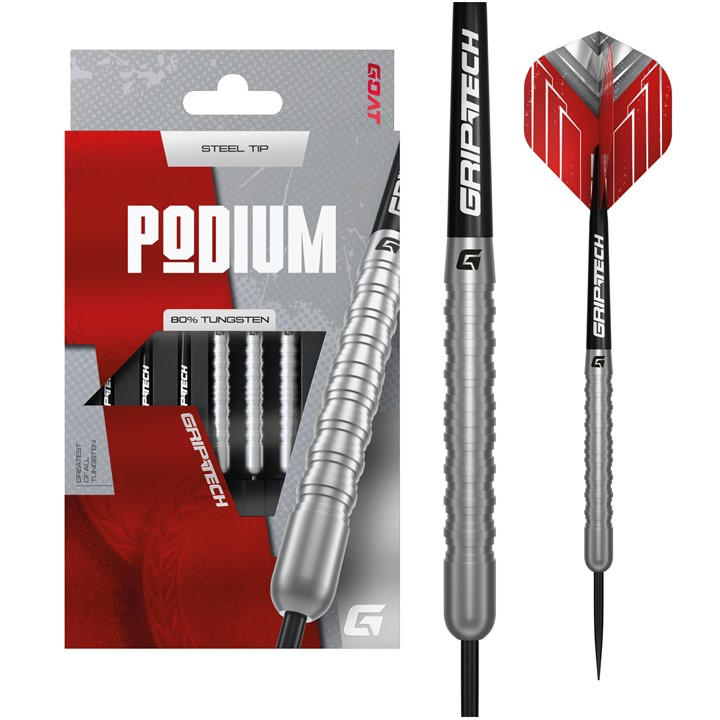 Goat  Silver Podium Tungsten - Soft Tip Darts in Size M, Sports Direct