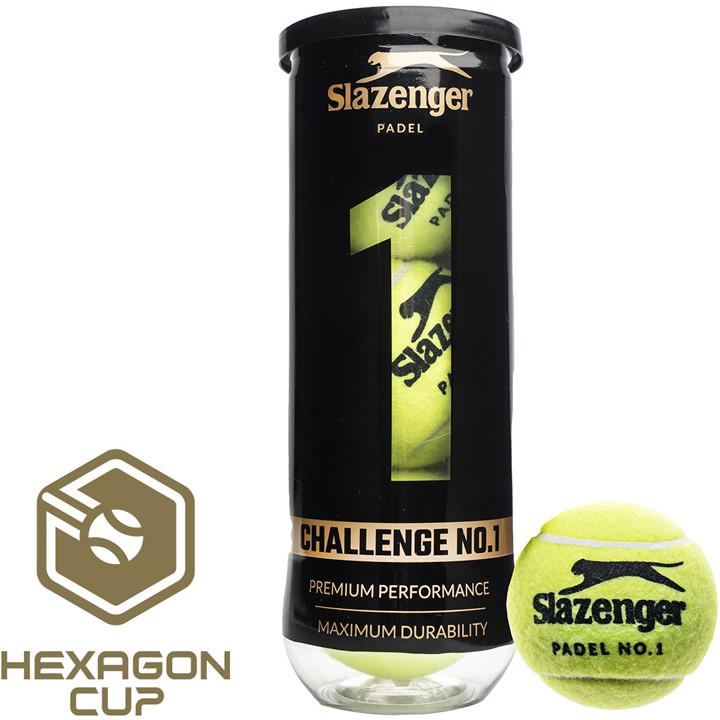 International    Padel Balls (3 Balls), Football by Slazenger, Sports Direct