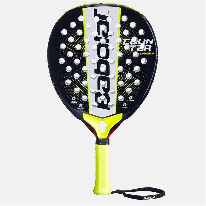 Babolat  Yellow Padel Racket, Sports Direct