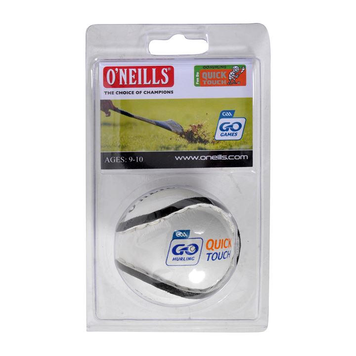 Oneills  White O'neills Quick Touch Sliotar, Sports Direct