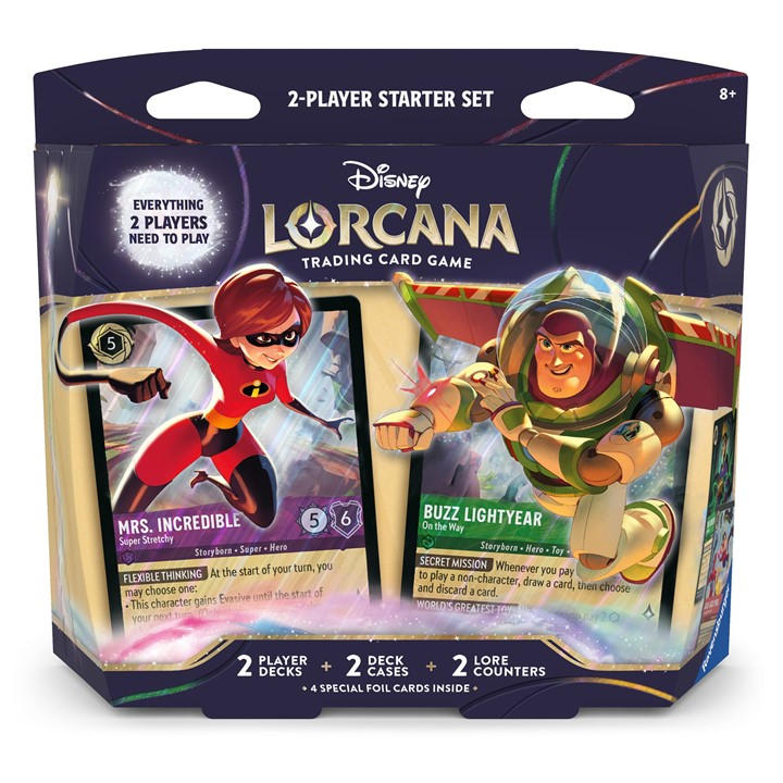 Ravensburger Amber Disney Lorcana Trading Card Game -Set 12-13 2-Player Deck - Wilds Unknown - Image 8