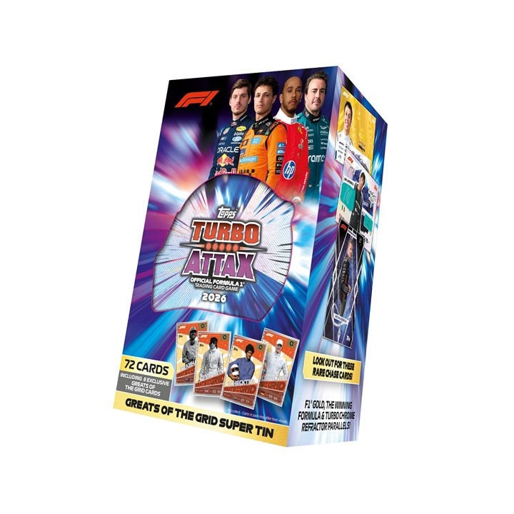 Topps  None F1 2026 Turbo Attax - Super Tin, Sports Direct