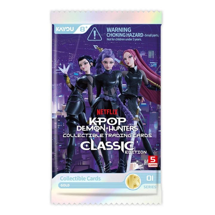K Pop Demon Hunters   Kpop Demon Hunters-Collectible Trading Cards-Classic Edition Foil -001-Emea-Series 1-B, Sports Direct