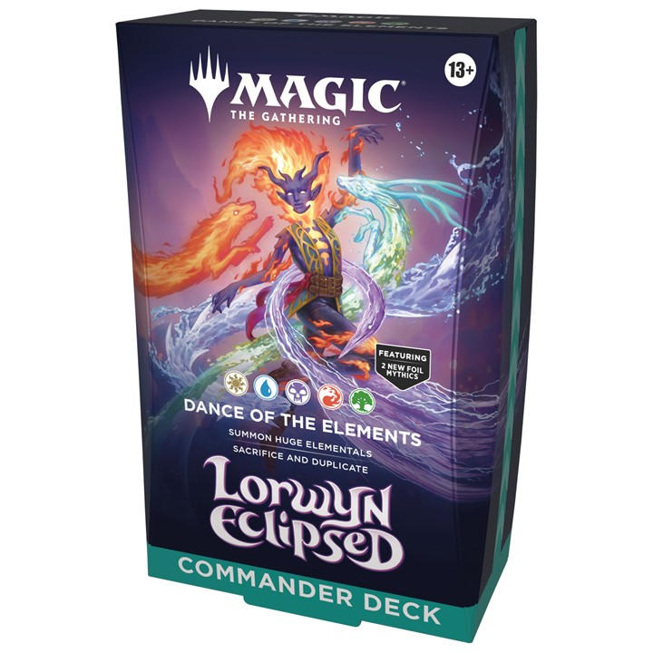 Magic The Gathering   Magic: The Gathering Lorwyn Eclipsed - Commander Deck Dance Of The Elements, Sports Direct
