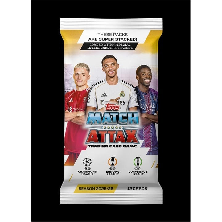 Topps  None Match Attax Booster Packs, Sports Direct