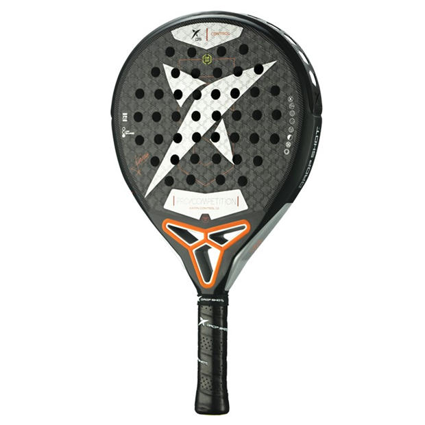 Blck/Silvr/Orng - Dropshot - Dropshot Axion Control Carbon Padel Racket