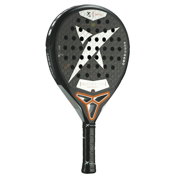 Blck/Silvr/Orng - Dropshot - Dropshot Axion Control Carbon Padel Racket