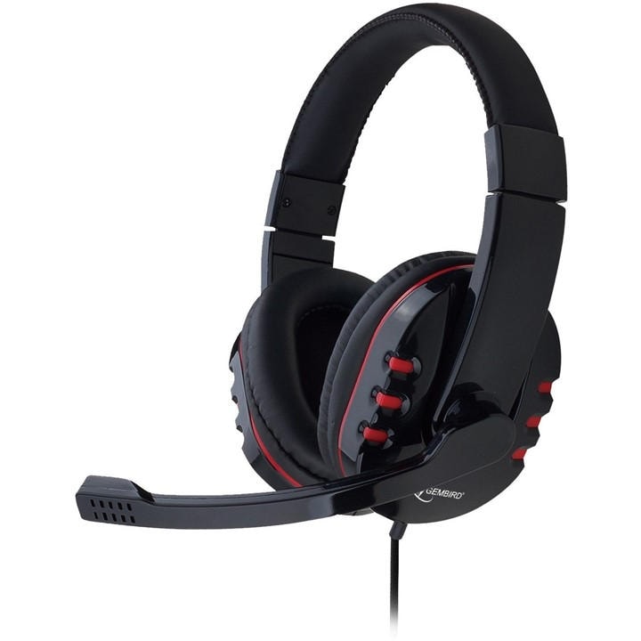 Gembird  Black Surround Sound Pc Gaming Headset With Microphone, Sports Direct
