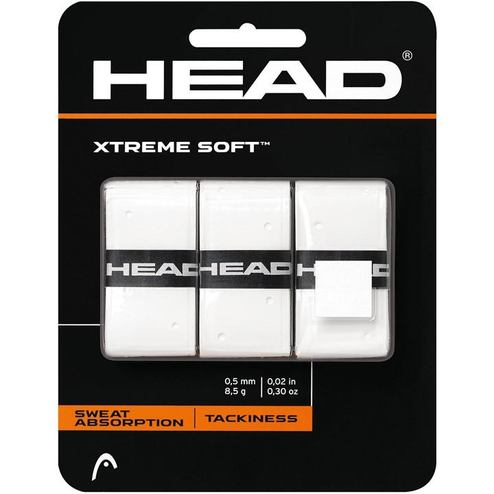 Head  White Xtreme Soft Over Grip, Sports Direct
