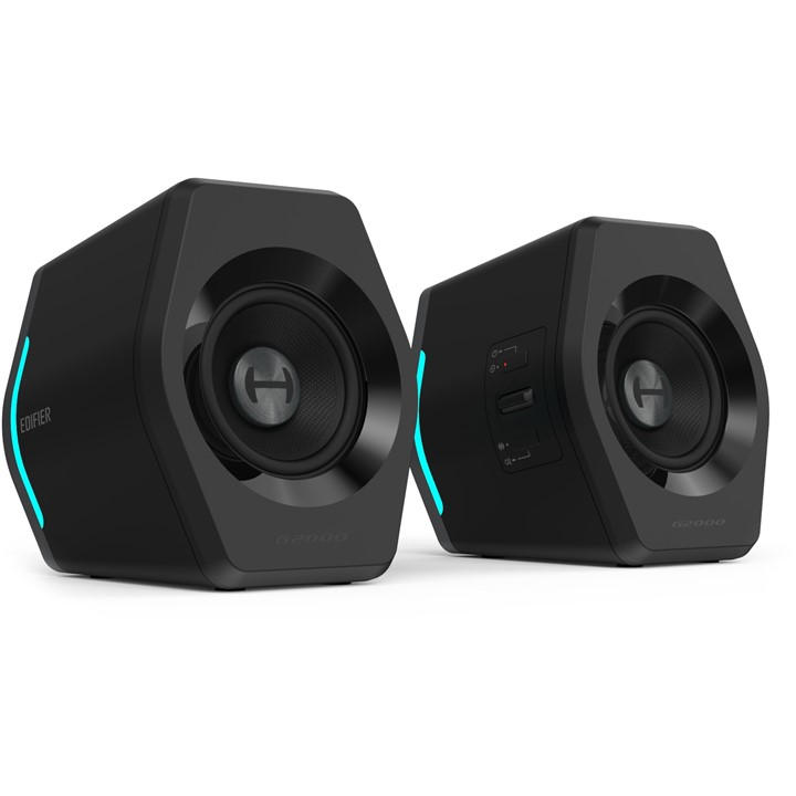 Edifier  Black G2000 2.0 Bluetooth Rgb Gaming Speakers, Sports Direct