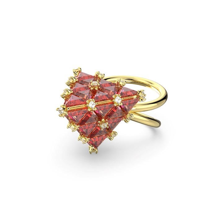 Swarovski Women's Gold Curio Crystal Band Ring, Sports Direct