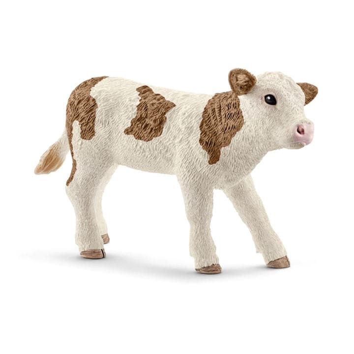 Schleich  Kids  Farm World Simmental Calf, Sports Direct