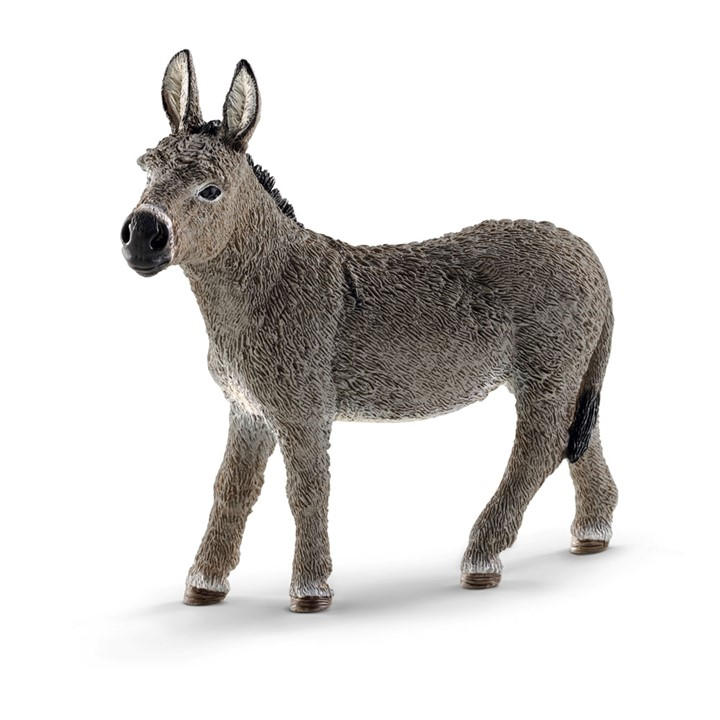 Schleich  Kids  Farm World Donkey Toy Fig, Sports Direct