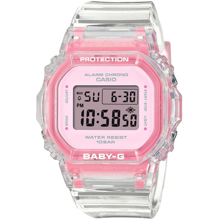 G Shock Unisex Pink Bgd-565 Series Baby-G Watch