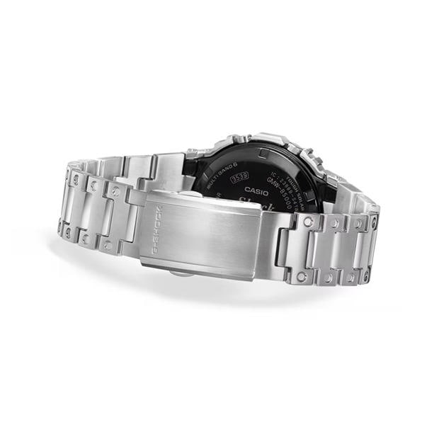 Silver - G SHOCK - Men's GMW-B5000 Digital Solar Stainless Steel Watch