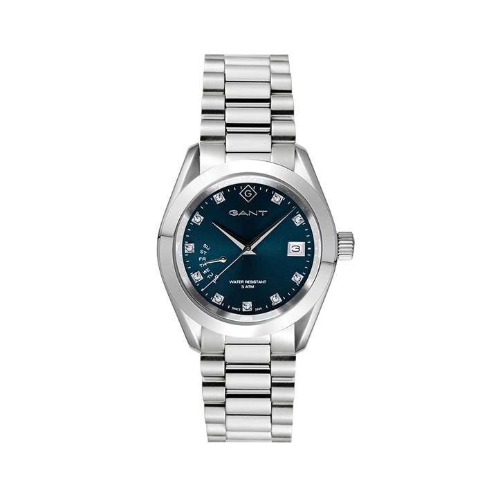 Gant  Silver Castine Analogue Quartz Watch, Sports Direct