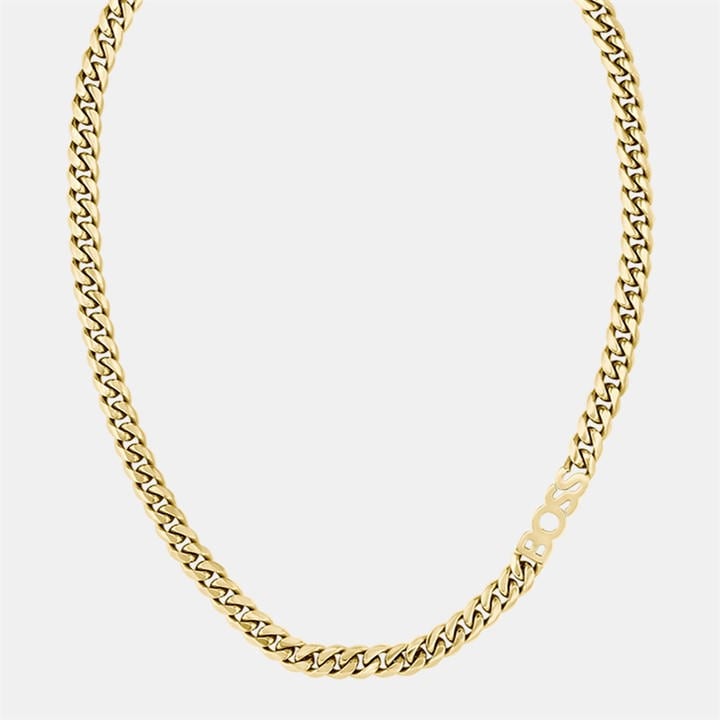 Boss Men's Gold Gents Kassy Chain Necklace in Size 590mm, Sports Direct