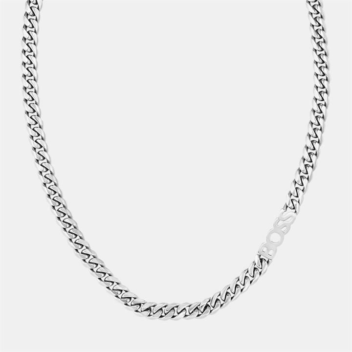 Boss Men's Silver Gents Kassy Chain Necklace in Size 590mm, Sports Direct