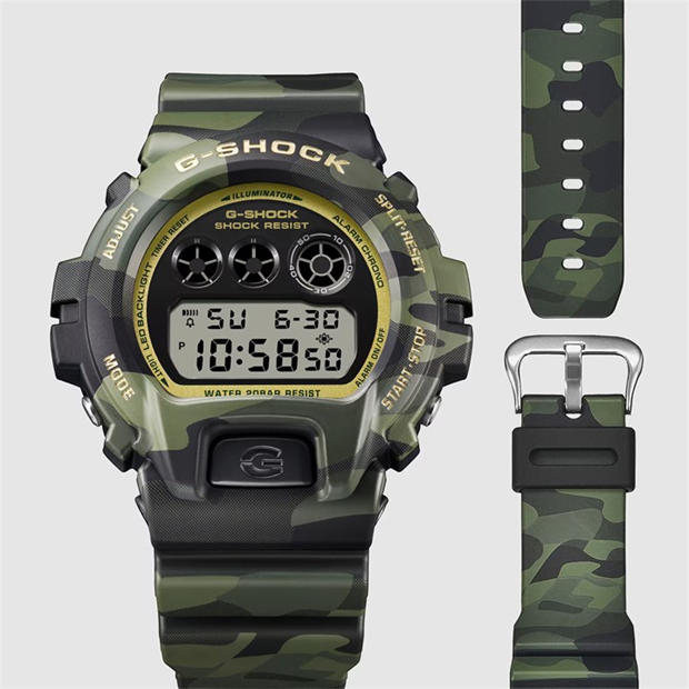 Camo - G SHOCK - Men's DW-6900 Bold Camo Digital Watch