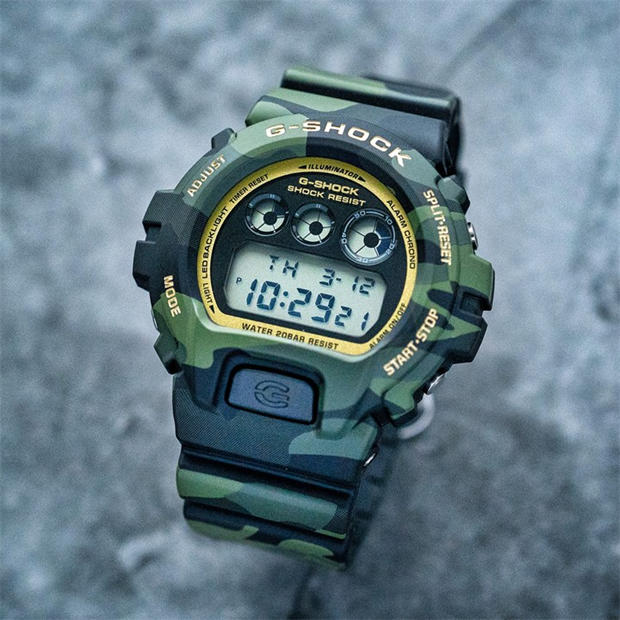 Camo - G SHOCK - Men's DW-6900 Bold Camo Digital Watch