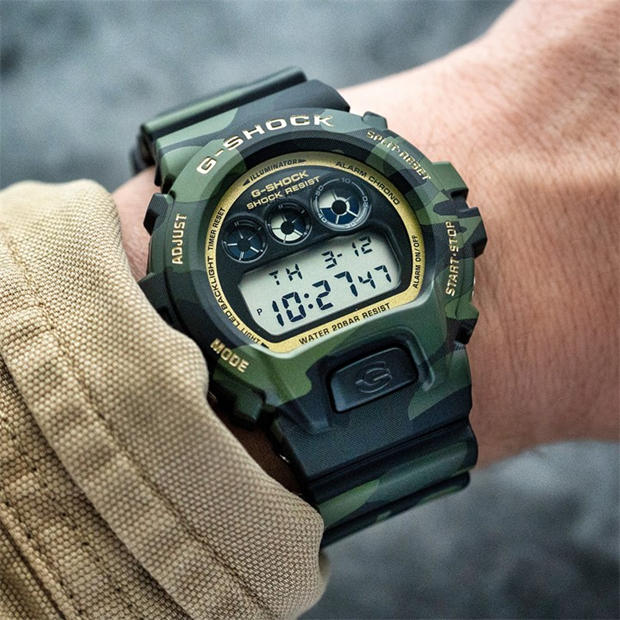 Camo - G SHOCK - Men's DW-6900 Bold Camo Digital Watch