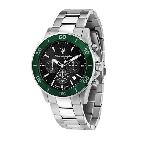 Maserati - Men's Competizione Racing-Inspired Stainless Steel Sapphire Crystal Analogue Quartz Watch