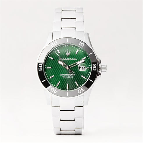 Maserati - Men's Competizione Racing-Inspired Stainless Steel Sapphire Crystal Analogue Quartz Watch