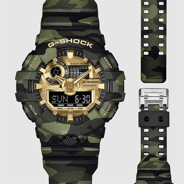 Camo - G SHOCK - Men's Bold Camo Series GA-700CMG-3AER Digital Watch