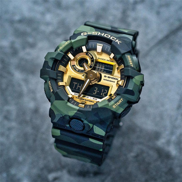 Camo - G SHOCK - Men's Bold Camo Series GA-700CMG-3AER Digital Watch
