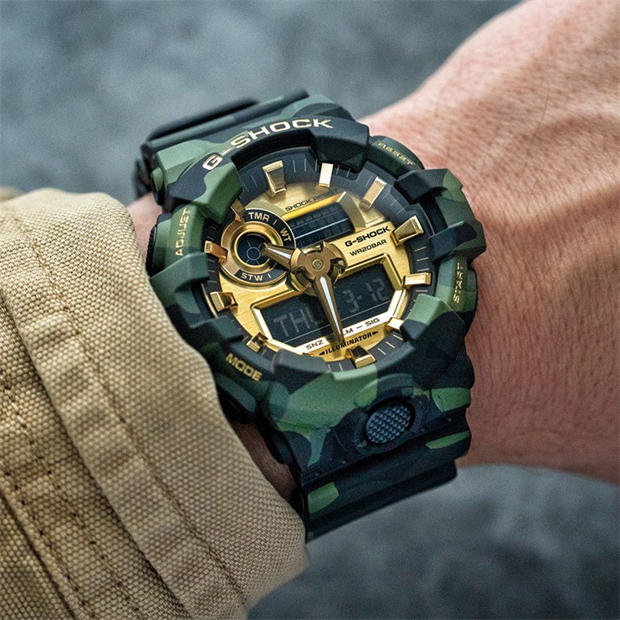 Camo - G SHOCK - Men's Bold Camo Series GA-700CMG-3AER Digital Watch