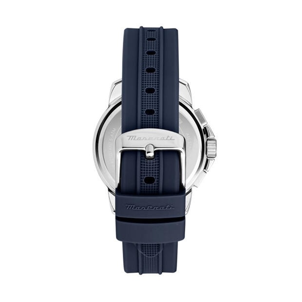 Синьо/Сребро - Maserati - Men's Successo Quartz Analogue Watch