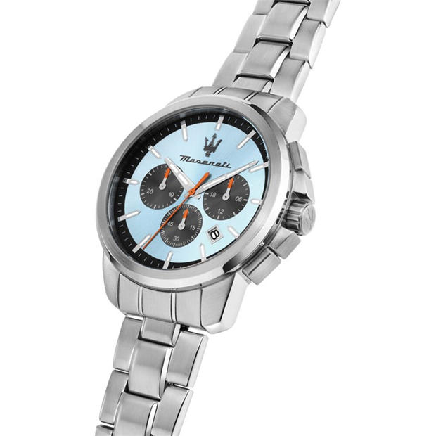 Синьо/Сребро - Maserati - Men's Successo Quartz Analogue Watch