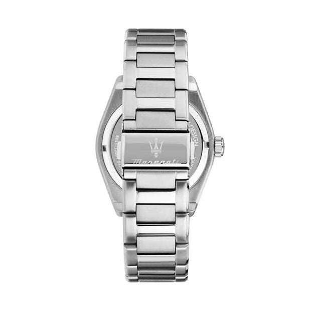 Черно/Сребърен - Maserati - Men's Velocita Water Resistant Analogue Quartz Watch