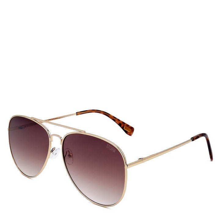Storm Men's Metallics Aviator Sunglasses, Sports Direct