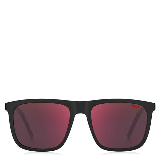 Black - Hugo - Men's Rectangle Sunglasses